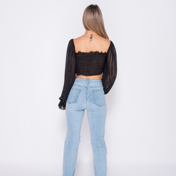 ❤︎ 𝕊𝕙𝕖𝕖𝕣 ℂ𝕣𝕠𝕡 𝔹𝕝𝕠𝕦𝕤𝕖 - Picture 7 of 8